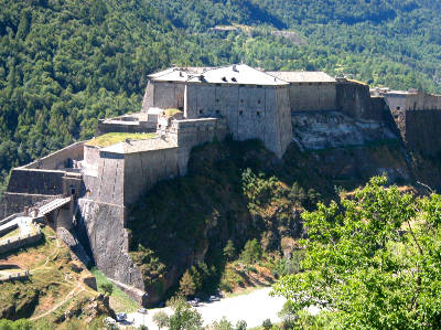 Italien - Valle di Susa fortezza di Exilles